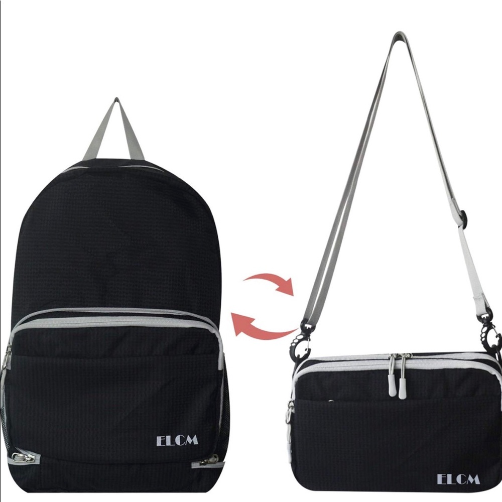 Foldable backpack/messenger